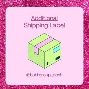 Additional shipping label 💖